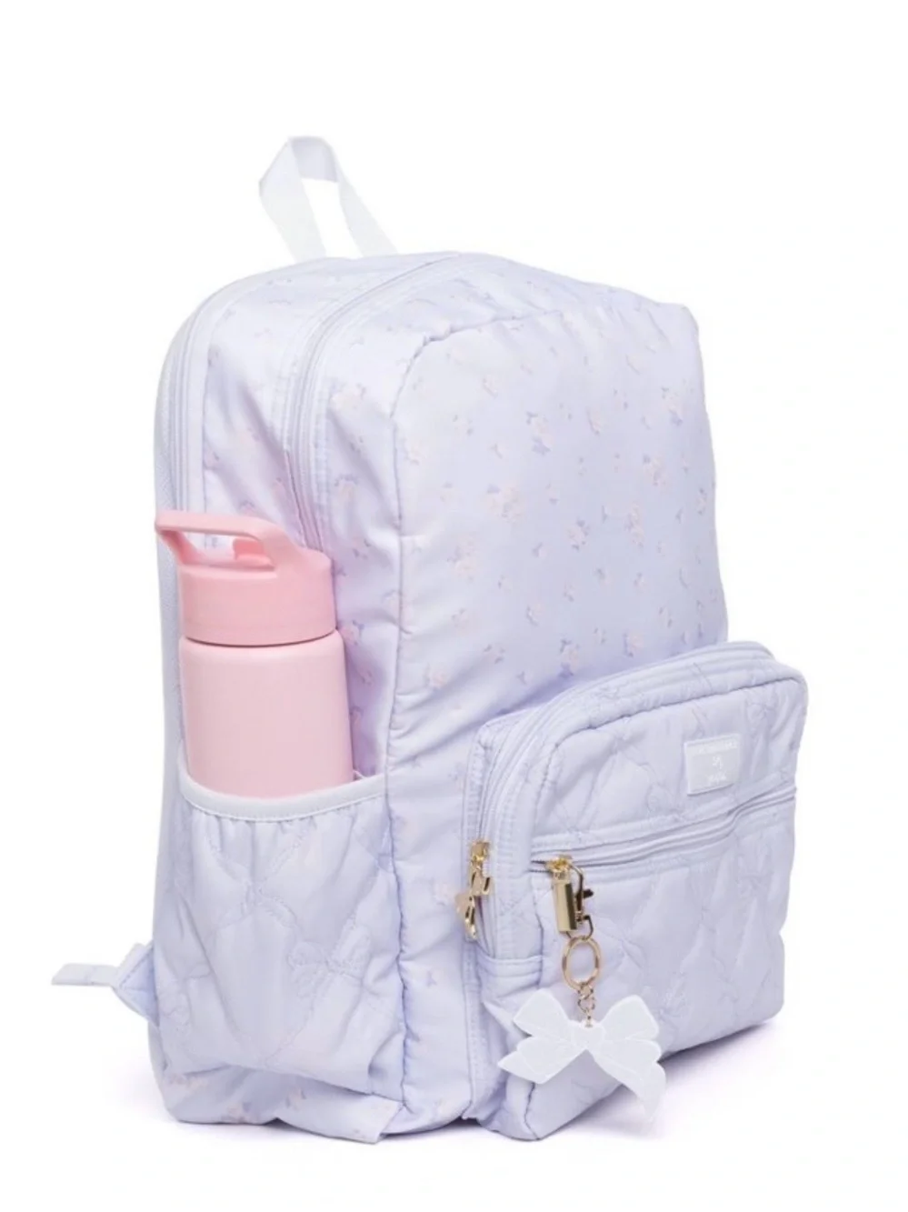LoveShackFancy x Target Kids Lavender Quilted Backpack - Youth School Bag